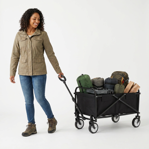 Chariot de transport tout-terrain pliable personnalisable OEM en gros pour <span class=keywords><strong>camping</strong></span> - Product Image 3