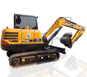 รถขุดไฮดรอลิก SANY SY60C มือสอง พร้อมเครื่องยนต์และปั๊มเป็นส่วนประกอบหลัก น้ำหนักใช้งาน 6 ตัน - Product Image 1