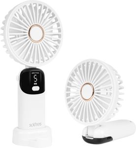 2024 Hot Sale 5 Speed Foldable Portable <b>USB</b> Rechargeable Outdoor Hotel Household Use Handheld Cooling <b>Mini</b> <b>Fan</b> Custom - Product Image 1