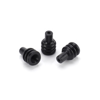 2822356 Tapón y Junta de Sellado de Silicona Negra de un Solo Hilo para Conector de Arnés de Cableado Automotriz