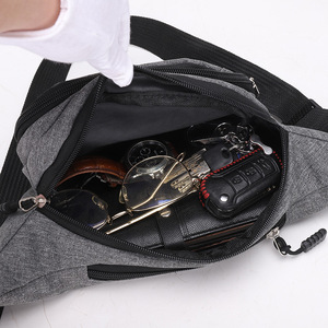 Waist Bag For Men And Women Oxford Cloth Adjustable Band Multi Functional Phone Bag Solid Color Everyday Use Summer 2025 - Product Image 4