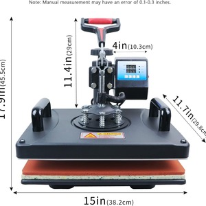Presse à Chaud Multifonctionnelle 11-en-1 110V/220V pour T-shirts, Tasses et Casquettes – Transfert par Sublimation – Nouveauté 2025 - Product Image 5
