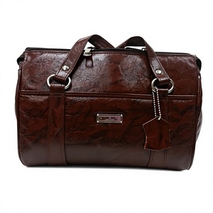 Cartera de Mano Grande de Cuero Genuino BS International, Impermeable y Ecológica, con Cierre de Cremallera para Mujer - Product Image 6