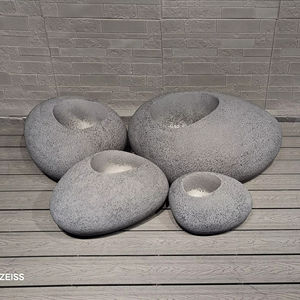 Offre Spéciale Grands Pots de Plantes en Fibre de Verre Ornement de Jardin Décoration Intérieure Vase sur Pied OEM Jardinière Intérieure/Extérieure Peinte Écologique - Product Image 2