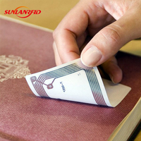 ISO15693 para NXP para ICODE SLIX2 50x80mm Etiqueta de biblioteca RFID Comunicación NFC Mini etiqueta para Gestión de biblioteca Memoria grande 13,56 MHz