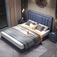 Nouveau design moderne de meubles de luxe lit King Size lit Queen Size de style moderne avec tête de lit