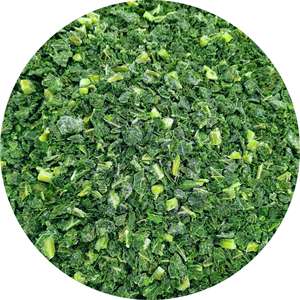 Nuevo Cultivo 2025, Kale Congelado IQF, Hojas de 1 cm, Kale Verde/Cabbage en Cubos Picados, Alta Calidad, Precio Competitivo, Empaque Personalizado - Product Image 1