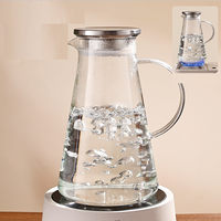 Vente en gros de carafe en borosilicate résistant à la chaleur et au froid pour bar, maison, restaurant et hôtel
