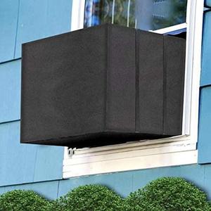 ฝาครอบเครื่องปรับอากาศแบบติดหน้าต่างอื่นๆ 43x34x32 ซม. กันน้ำ กันฝุ่น กันหิมะ สีดำ สีเบจ สไตล์โมเดิร์นเรียบง่าย - Product Image 4
