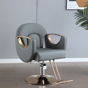 Fauteuils de <span class=keywords><strong>coiffure</strong></span> modernes pour salon de beauté, fauteuils inclinables roses pour femmes, fauteuils de styliste capillaire - Product Image 3