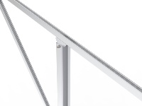 Support de montage solaire en acier encadré pour énergie renouvelable, accessoires en acier inoxydable en forme de U, origine Fujian, résistance au vent 55 m/s