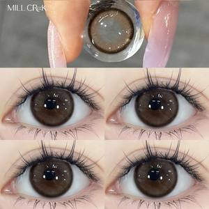 Lentilles de contact souples naturelles Haipurecon Sky <span class=keywords><strong>Blue</strong></span>, diamètre 14,5 mm, HEMA-NVP, 40 % d'eau, maquillage, vente en gros, blister Yimeixi PP - Product Image 4