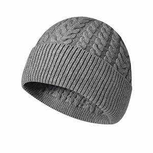 Gorro de invierno a la moda para hombres y mujeres, gorro de lana de Color sólido, tejido cálido y elegante para esquiar, uso diario, fiestas de ciclismo - Product Image 4