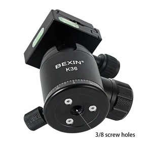 Phụ Kiện Chụp Ảnh Máy Ảnh Panorama Video <span class=keywords><strong>360</strong></span> Xoay 1/4 Đầu Vít Máy Ảnh Đầu Tròn Chân Máy Cho Chân Máy Ảnh Dslr - Product Image 2