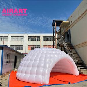 Tienda de cúpula inflable con soplador de aire de una puerta Blanca nueva, cúpula de <span class=keywords><strong>yoga</strong></span> caliente inflable, <span class=keywords><strong>estudio</strong></span> de <span class=keywords><strong>yoga</strong></span> en casa en gran oferta - Product Image 3