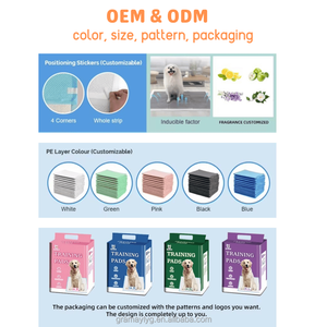 Ekstra Kalın Mavi Tek Kullanımlık Köpek Eğitim Pedi, Köpekler ve Kediler için Su Geçirmez Evcil Hayvan Eğitim Pedleri, Evcil Hayvan Aksesuarları Toptan Satış - Product Image 3