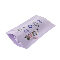 Sacs d'emballage personnalisés en aluminium mat imprimés flexo pour sachets stand-up refermables de qualité alimentaire avec fermeture éclair pour chips et snacks