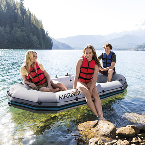 Intex 68376 Nouveau bateau gonflable en PVC Chine Rib Kayak pour adultes Sport Style bateau à rames pour lac dérive utilisation en extérieur - Product Image 3