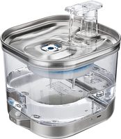 Fontaine à eau pour chat sans fil rechargeable par batterie avec capteur à distance et bol en acier inoxydable 304