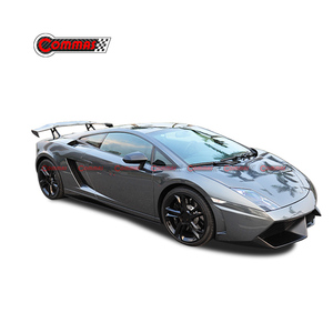 Kit carrosserie style DC en fibre de carbone pour Lamborghini Gallardo LP550 LP560 LP570 : pare-chocs avant, jupes latérales, aileron arrière, pièces de voiture - Product Image 2