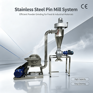 Moulin à sel rose de l'Himalaya en acier inoxydable, broyeur à broches pour coquilles d'œufs, machine de broyage - Product Image 5