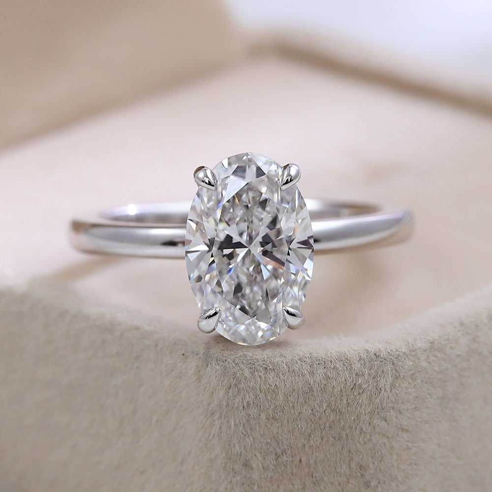 แหวนเพชรแล็บทองแท้ 18k