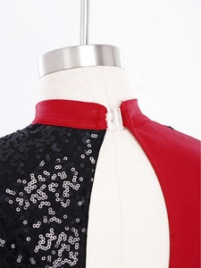 ชุดจั๊มสูทเต้นรำสำหรับเด็กผู้หญิงอายุ 6-16 ปี ชุดลีโอตาร์ดเมทัลลิกสำหรับการแสดง การแข่งขัน ฮิปฮอป - Product Image 4