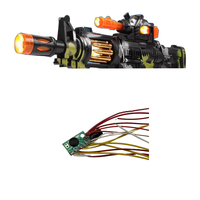 Tablero personalizado OEM, pistola de juguete eléctrica, tablero Pcb, Juguete musical, pistolas de luz intermitente, placas de circuito, fabricación electrónica de juguete de misiles