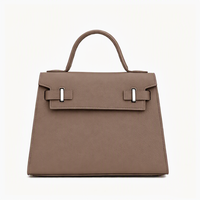 Bolsos de Mano Personalizados de Color Sólido para Mujer, Venta Caliente, Bolsos de Lujo para Mujer Joven, Tamaño 22, Bolsos Cuadrados Pequeños para el Día a Día, Directo de Fábrica