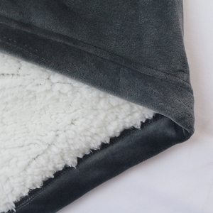 Tùy Chỉnh Dành Cho Người Lớn Sang Trọng Mùa Đông Mềm Mặc TV Quá Khổ Lông Cừu Ấm Cúng Áo <span class=keywords><strong>Sherpa</strong></span> Áo Chăn Với Tay Áo - Product Image 5