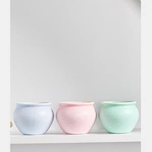 कारखाने थोक आधुनिक सजावटी वेस सिरेमिक पौधे बर्तन बहु-रंग रसीला बर्तन - Product Image 3