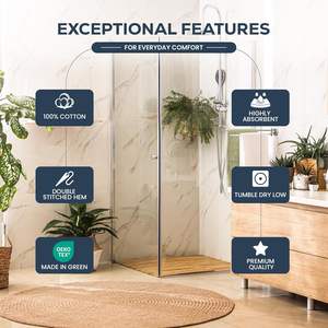 Salón de SPA de algodón profesional Toalla de buena calidad Toallas de salón suaves de peluquería a prueba de lejía - Product Image 3