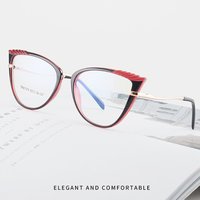 2025 Sexy mode léopard oeil de chat lunettes de lecture cadre ultra-léger lentille claire lunettes cadre ordinateur lunettes pour femmes