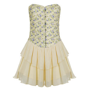 Nuovo stile francese festival abbigliamento personalizzato compleanno abiti donna abito in pizzo floreale per le <span class=keywords><strong>donne</strong></span> - Product Image 4