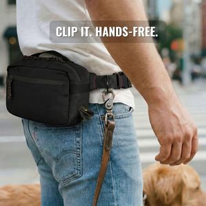 Bolsa para Pasear Perros, Manos Libres, Tipo Bandolera, con Bolsa para Premios, Porta Bolsas de Excrementos y Gancho para Correa, para Hombres - Product Image 5