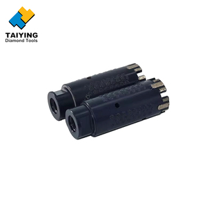 Broca de diamante de 20 mm con acabado de óxido negro para perforación en seco de granito, <span class=keywords><strong>Dekton</strong></span>, <span class=keywords><strong>cuarzo</strong></span>, rosca M14 - Product Image 3