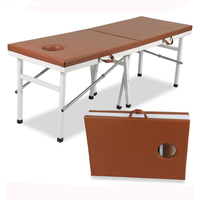 Table de massage pliable, lit de spa facial pliable multicolore avec trou pour le visage, pour salon et domicile