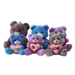 Stuffed Soft Cute Cheap Craft Jointed Teddy Bear Toys Colorful Handmade Custom Plush Bear Toy