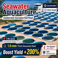 Fortschrittliche Automatisierte RAS-Fischzuchtausrüstung Indoor-Hochdichte-Biofiltrations-Wasseraufbereitungstank Komplett Kommerziell