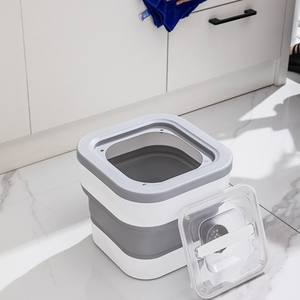 新しいPPプラスチック製折りたたみ式モダンシンプルデザイン米びつ、防虫防湿密閉型厚型保存容器、米や食品用 - Product Image 4