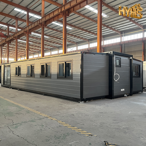 大型20英尺40英尺可扩展集装箱活动房5卧室轻钢预制小户型移动住宅客厅 - Product Image 2