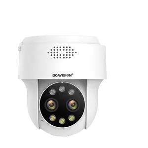 Telecamera di sicurezza domestica a cupola IP66 8MP 5MP 2MP rilevamento umanoide sistema di sicurezza per telecamera Wireless per visione notturna a colori