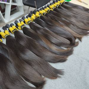 Wholesale Unprocessed Vietnamese Raw Hair Bundle Vendors Bulk Double Drawn Natural Wave Straight Human Hair Extensions - Product Image 5