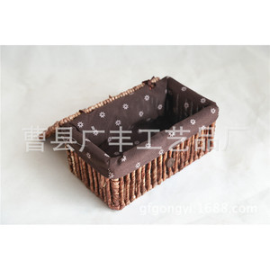 Boîte à mouchoirs tissée à la main avec couvercle en tissu pour voiture, salon, salle de bain, mouchoirs extractibles Zjh9008 - Product Image 5