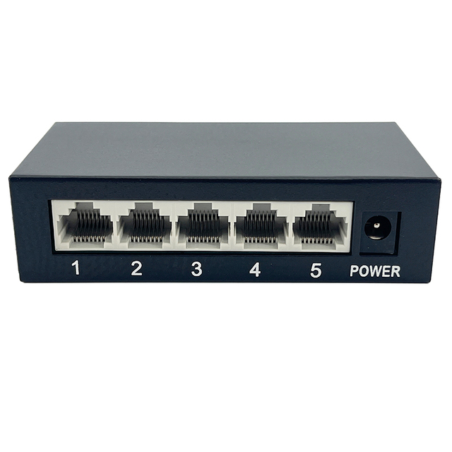 Gigabit Ethernet Unmanaged Essentials Switch 10/100/1000mbps 5-Port Home Network Hub, Office Ethernet Splitter