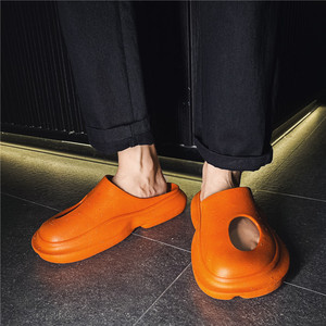 Sandales de plage pour hommes Big Guy Fashion, décontractées, antidérapantes, à semelle épaisse, pour la maison - Product Image 4
