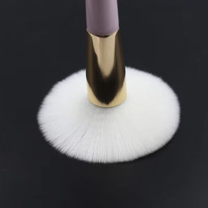 Ensemble de 10 pinceaux de maquillage professionnels rose doré, poils doux haute densité, personnalisation de la marque, pinceaux cosmétiques pour le visage et les yeux - Product Image 5