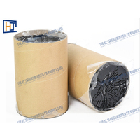 Adhésif thermofusible en caoutchouc noir pour joint d'étanchéité de première couche de verre isolant, barre d'espacement en aluminium pour porte/fenêtre