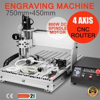 Vevor Sihao CNC routeur 6040Z 4 axes CNC routeur Machine 1.5kW broche bois gravure Machine