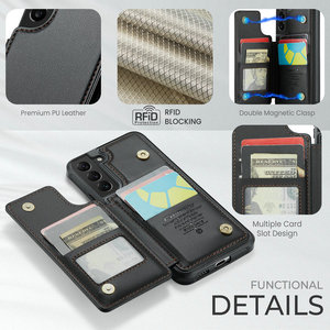 CaseMe Design di lusso per <span class=keywords><strong>Samsung</strong></span> <span class=keywords><strong>Galaxy</strong></span> <span class=keywords><strong>S20</strong></span> <span class=keywords><strong>FE</strong></span> custodia per cellulare Smart RFID Protector <span class=keywords><strong>Cover</strong></span> posteriore magnetica in PU per <span class=keywords><strong>Samsung</strong></span> <span class=keywords><strong>S20</strong></span> <span class=keywords><strong>FE</strong></span> - Product Image 3
